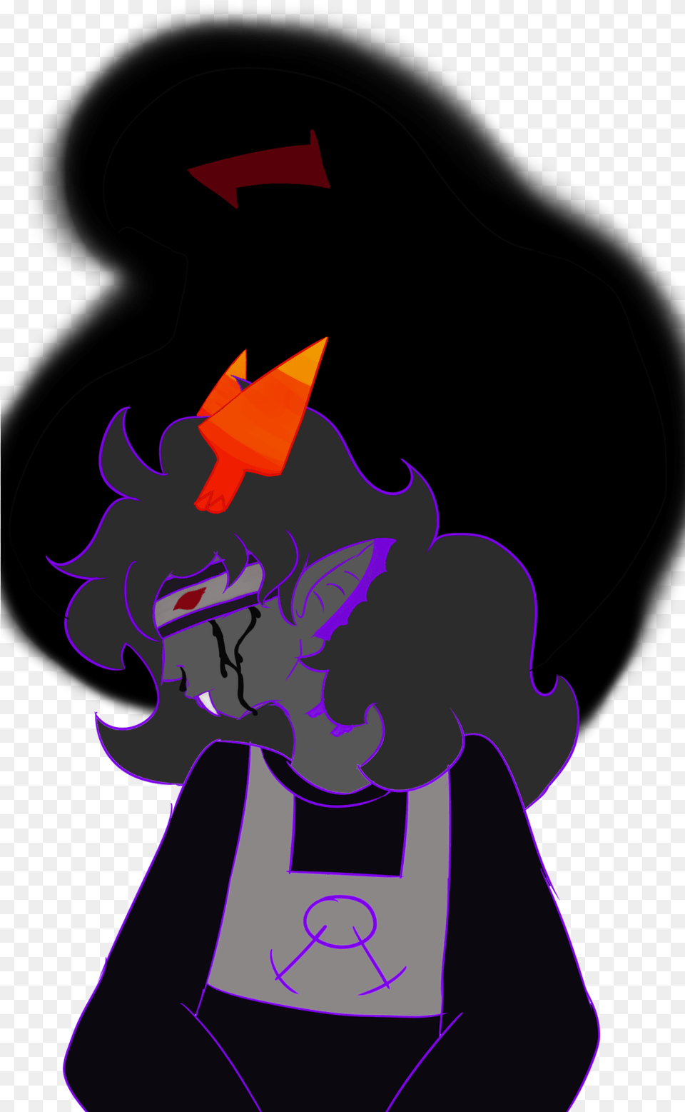 Kuvoos Symbio Being My First Troll Ever Was More Illustration, Person, Art, Graphics, Purple Png Image