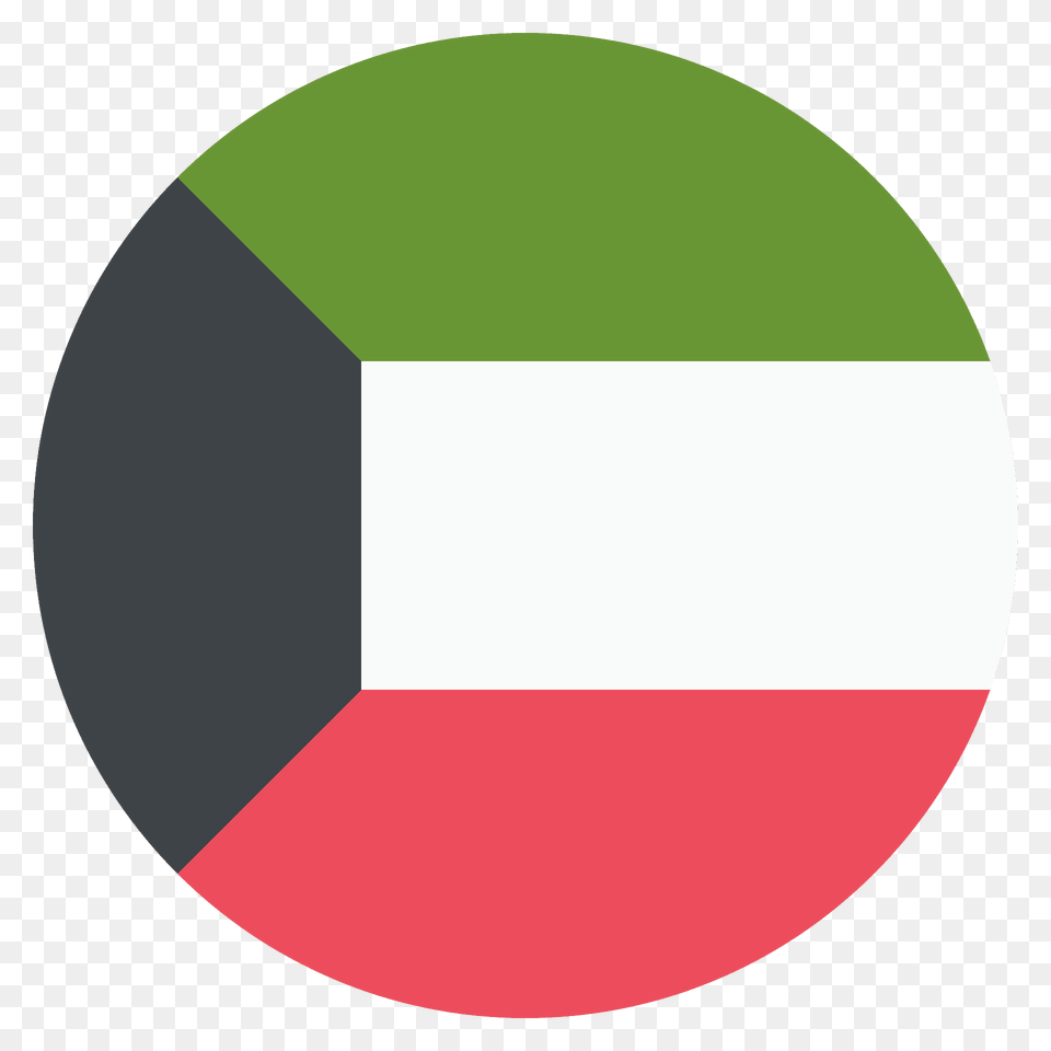 Kuwait Flag Emoji Clipart, Chart, Disk Png Image
