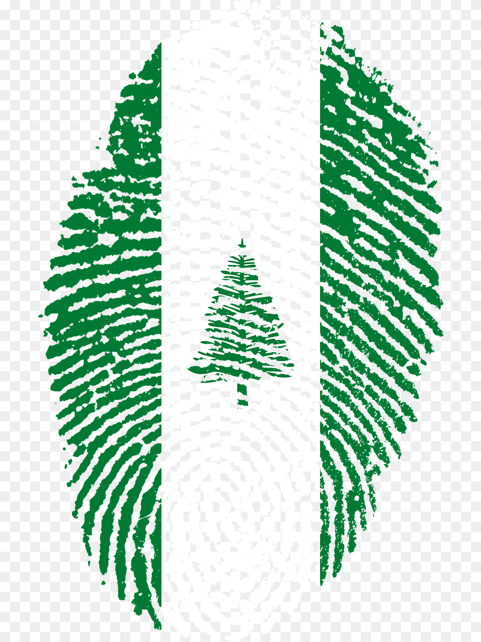 Kuwait Flag Fingerprint, Green, Face, Head, Person Png Image