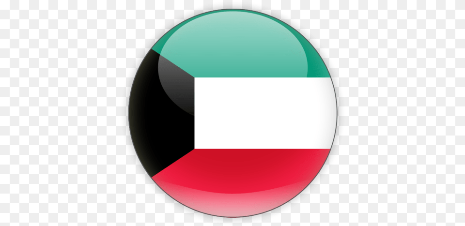Kuwait Flag Icon Round, Sphere, Astronomy, Moon, Nature Free Transparent Png