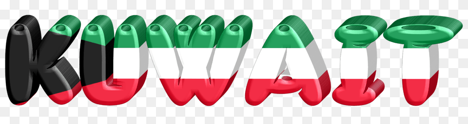 Kuwait Lettering With Flag Clipart, Machine, Wheel Free Transparent Png