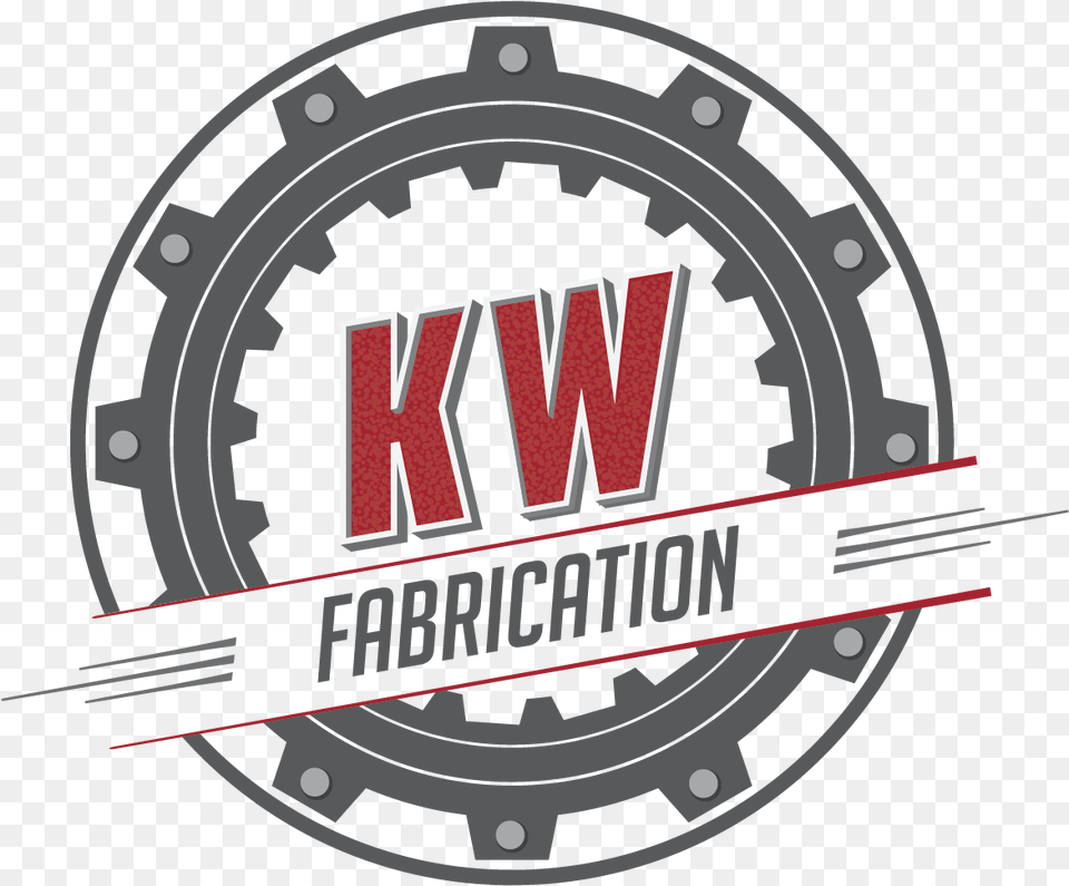 Kw Fabrication Emblem, Machine, Spoke, Wheel, Logo Free Png