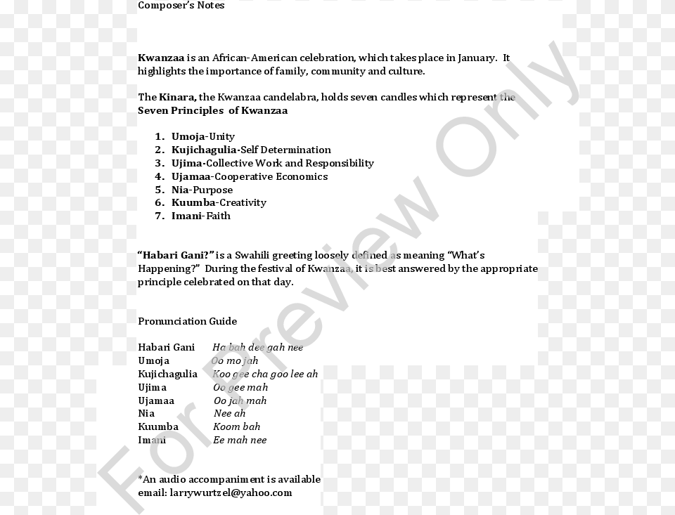 Kwanzaa Thumbnail Kwanzaa Thumbnail Kwanzaa Thumbnail Easy Notes On Viola, Text, Letter, Page Free Png