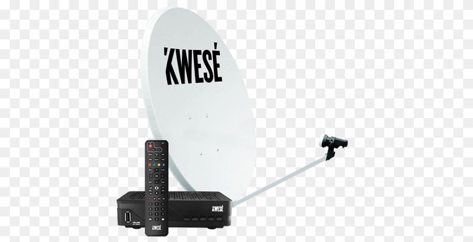 Kwes Introductory Offer Decoder Amp Dish With Standard Kwese Tv Dish And Decoder, Electronics, Remote Control, Electrical Device, Antenna Png Image