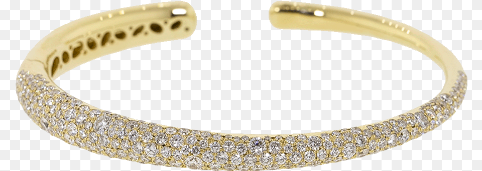 Kwiat Cobblestone Collection Diamond Pave Bangle In Bangle, Accessories, Jewelry, Bracelet, Ornament Free Png Download