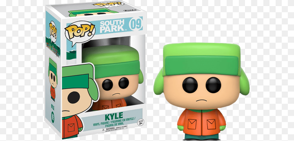Kyle Pop Vinyl Figure South Park Funko Pop, Plush, Toy, Box, Cardboard Free Png Download