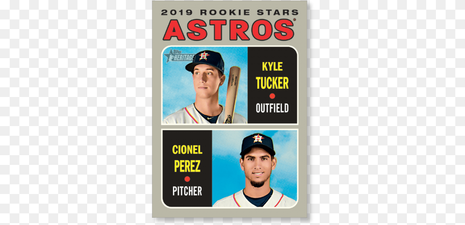 Kyle Tucker 2019 Heritage Baseball Base Poster College Baseball, People, Person, Hat, Clothing Free Png Download