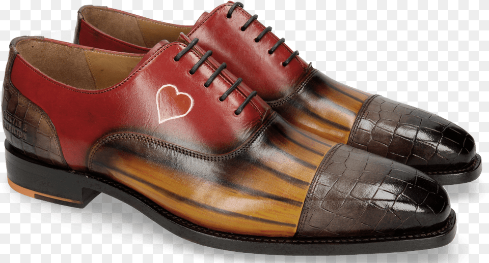 Kylian 1 Crock Stone Ocra Lines Red Melvin U0026 Hamilton Derby Shoe, Clothing, Footwear, Sneaker, Clogs Png Image