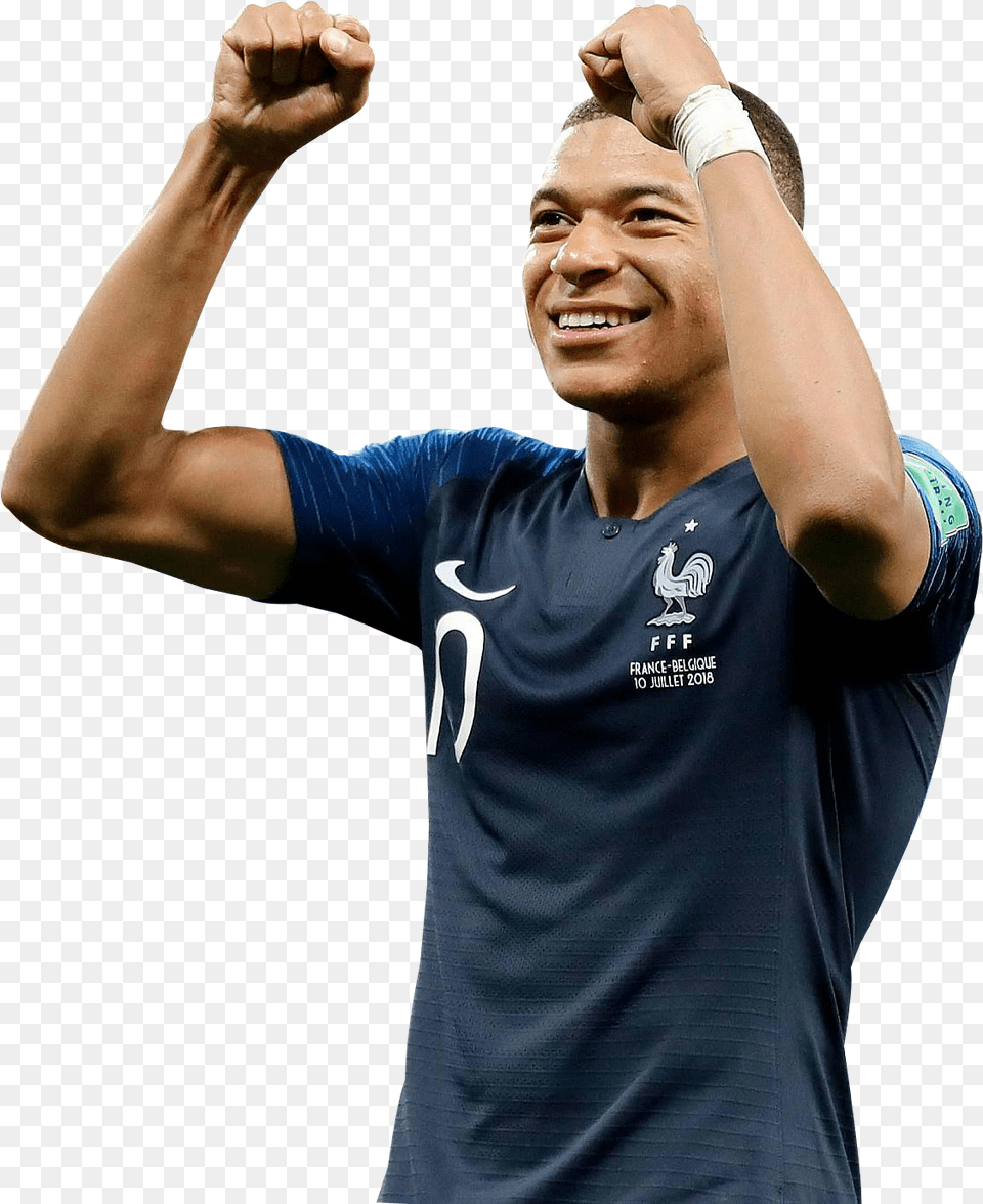 Kylian Mbappe France Fff 2018 World Cup, Face, Happy, Head, Person Free Png