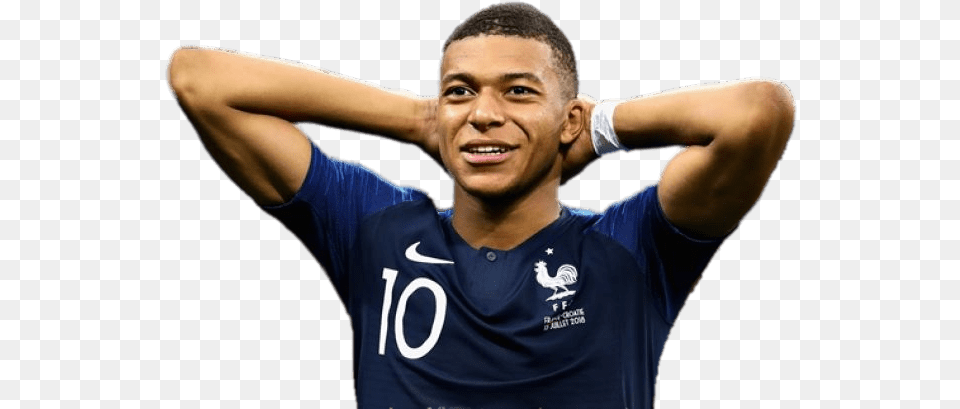 Kylian Mbappe Hands Behind Head Kylian Mbappe Jpg, Body Part, Person, Face, Neck Png Image