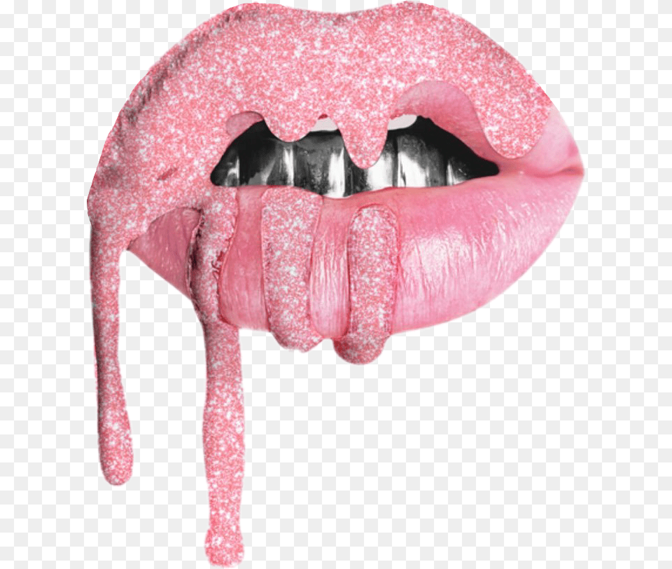 Kylie Cosmetics Logo, Body Part, Mouth, Person, Tongue Png Image