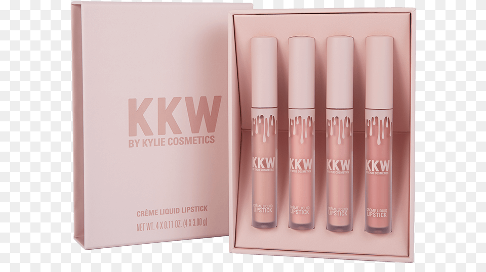 Kylie Jenner Cosmetics Kkw Crme Liquid Lipstick By Kkw Beauty Kkw Creme Liquid Lipstick Collection, Bottle, Lotion Png Image