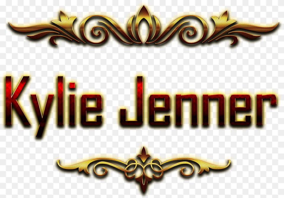 Kylie Jenner Decorative Name Varun Name, Logo, Symbol, Emblem Free Transparent Png