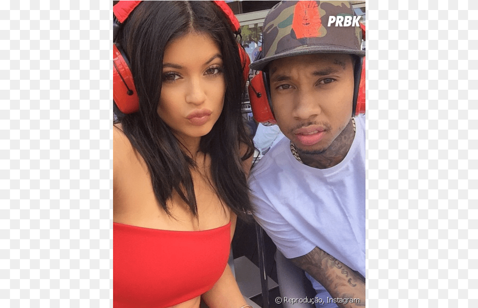 Kylie Jenner E Tyga Tinashe And Her Boyfriend, Portrait, Photography, Person, Head Free Png