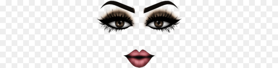 Kylie Jenner Inspired Makeup Roblox Eyelash Extensions, Body Part, Mouth, Person Free Png Download