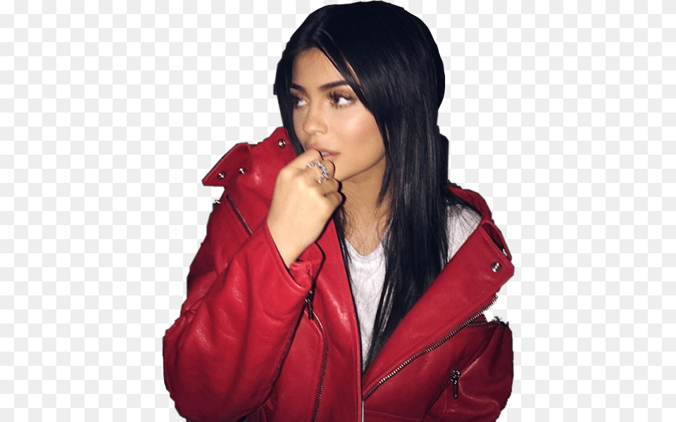 Kylie Jenner Sticker Kyliejenner Kylieje Kylie Jenner, Clothing, Coat, Jacket, Woman Free Png