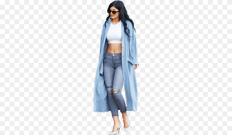 Kylie Jenner Walking Coat Pant For Girls, Sleeve, Pants, Clothing, Long Sleeve Png Image