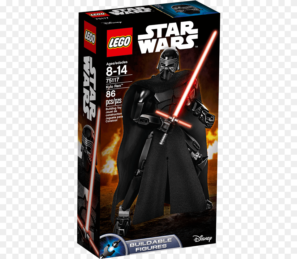 Kylo Ren Lego Star Wars Buildable Figures Kylo Ren Poster, Adult, Female, Person, Woman Png