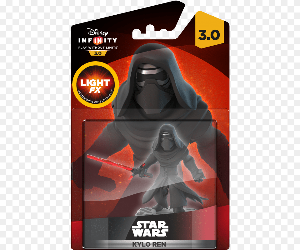 Kylo Ren Light Fx Figure Darth Maul Disney Infinity Figure, Ninja, Person, Clothing, Hood Free Png Download