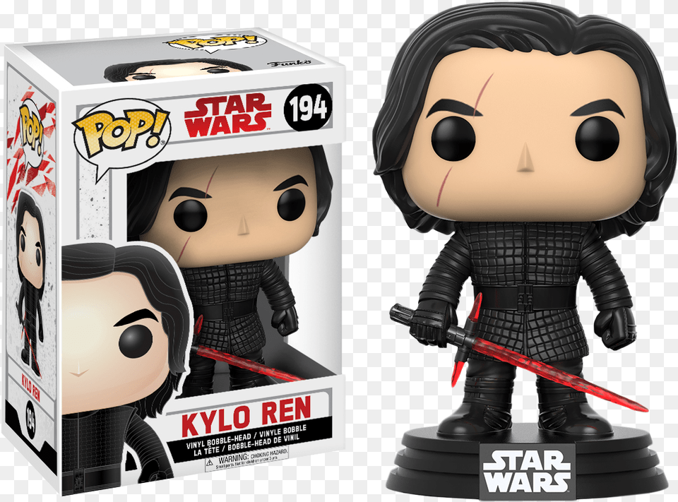 Kylo Ren Pop Figurine, Adult, Person, Woman, Female Free Transparent Png
