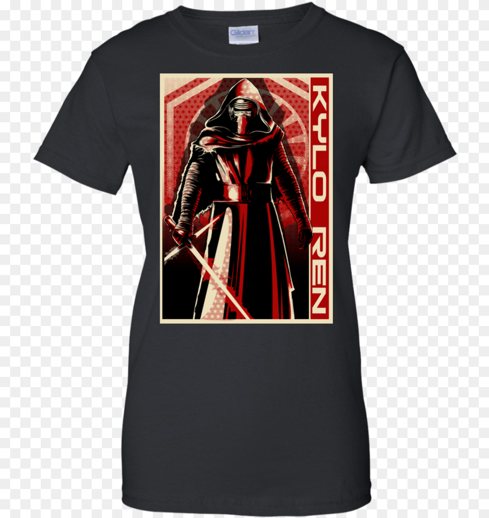 Kylo Ren Poster T Shirt Amp Hoodie T Shirt, Clothing, T-shirt, Adult, Female Png Image