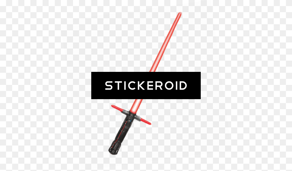 Kylo Ren Red Lightsaber Star Wars Ep 7 Kylo Ren Lightsaber Accessory, Sword, Weapon, Blade, Dagger Free Png