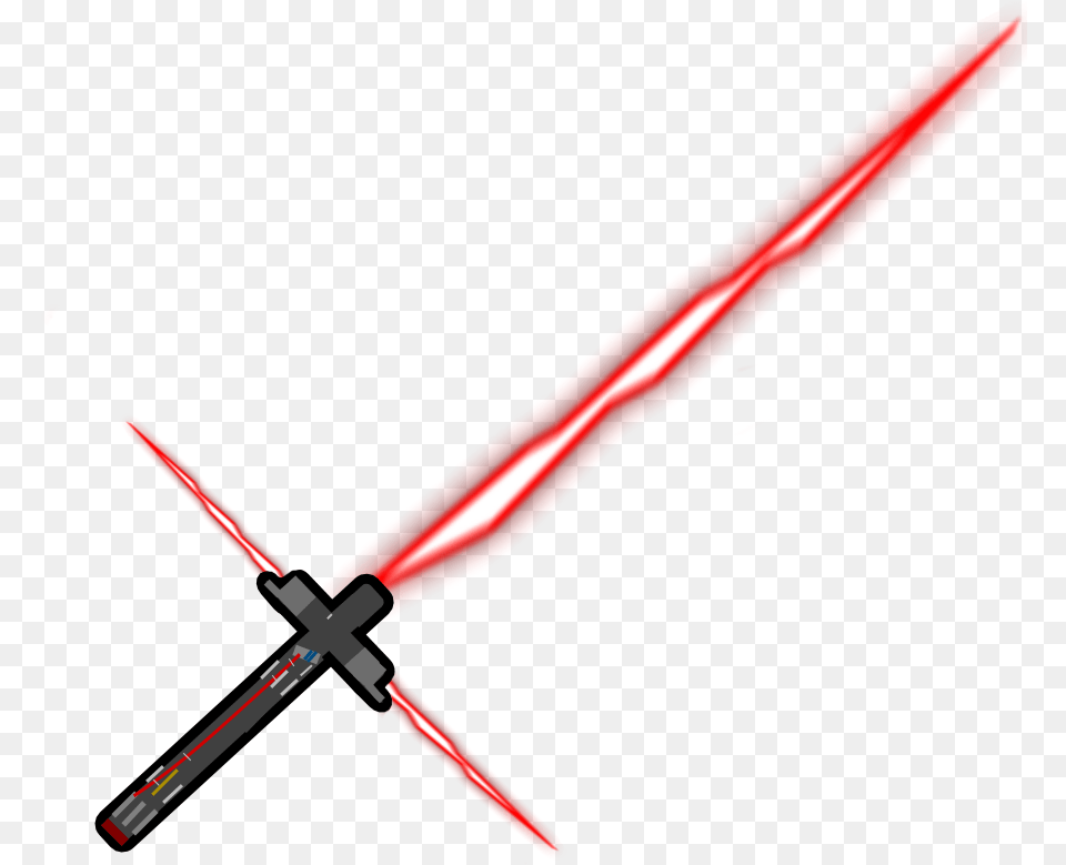 Kylo Ren S Lightsaber Anakin Skywalker Darth Maul Kylo Kylo Ren Light Saber, Sword, Weapon, Blade, Dagger Png