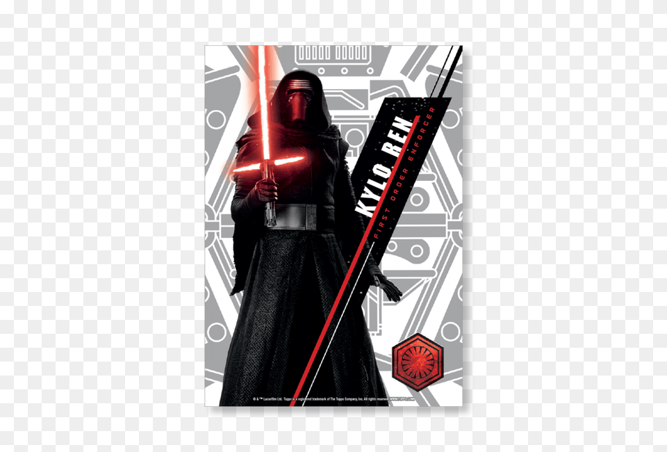 Kylo Ren Star Wars High Tek Base Cards Poster, Adult, Female, Person, Woman Png