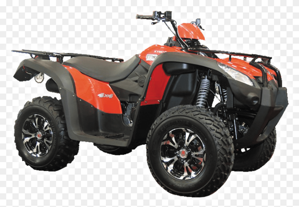 Kymco Mxu500 Irs Atv Moped Fyrhjuling, Machine, Transportation, Vehicle, Wheel Free Png