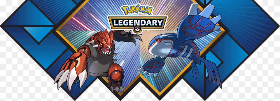 Kyogre And Groudon Await You In August Pokemon Sword And Shield Reshiram, Book, Comics, Publication, Baby Free Transparent Png