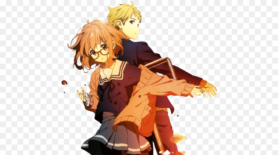 Kyoukai No Kanata Image With Transparent Kyoto No Kanata Wallpaper Hd, Book, Comics, Publication, Person Free Png