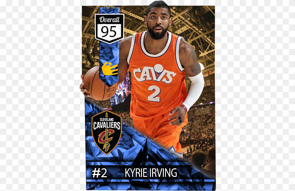 Kyrie Irving 2k18 Card Kyrie Irving, Sport, Ball, Basketball, Basketball (ball) Png Image