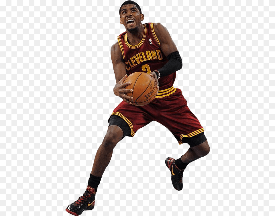 Kyrie Irving About To Shoot Cuyahoga River, Ball, Basketball, Basketball (ball), Sport Free Png Download