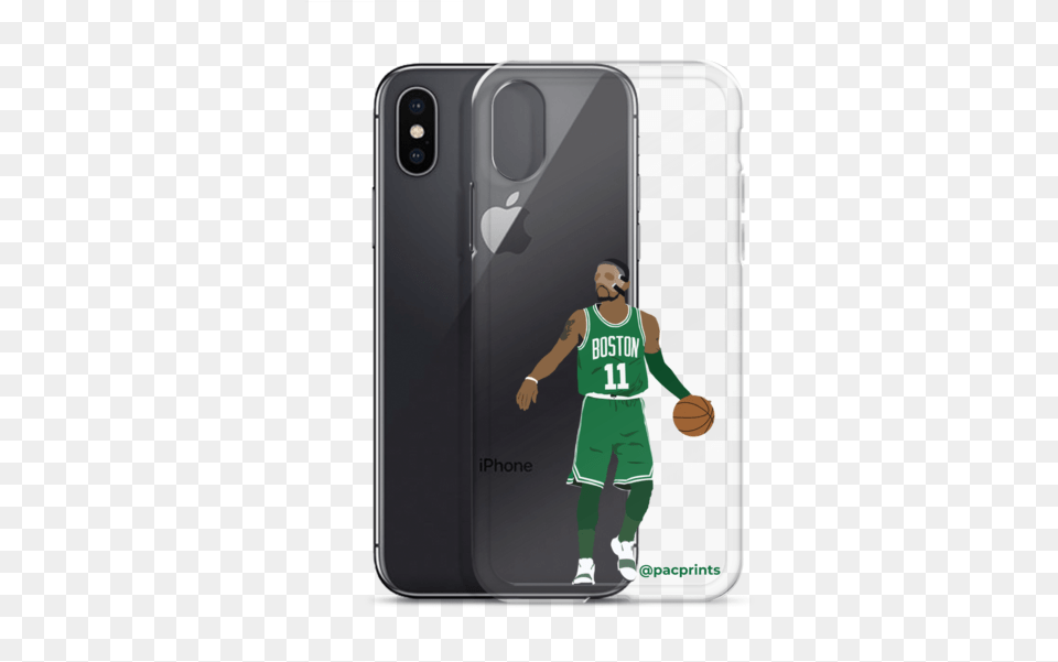 Kyrie Irving Minimalist Transparent Iphone Case Iphone, Electronics, Mobile Phone, Phone, Person Free Png