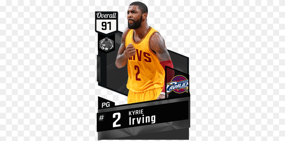 Kyrie Irving Onyx Card 2k Central, Body Part, Finger, Hand, Person Free Png