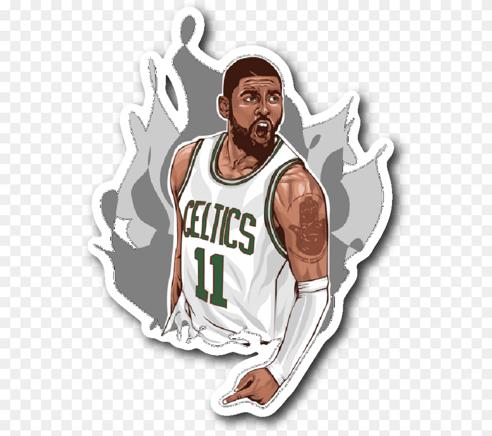 Kyrie Sticker Kyrie Iphone Decal Clear Background, Adult, Person, Man, Male Free Transparent Png
