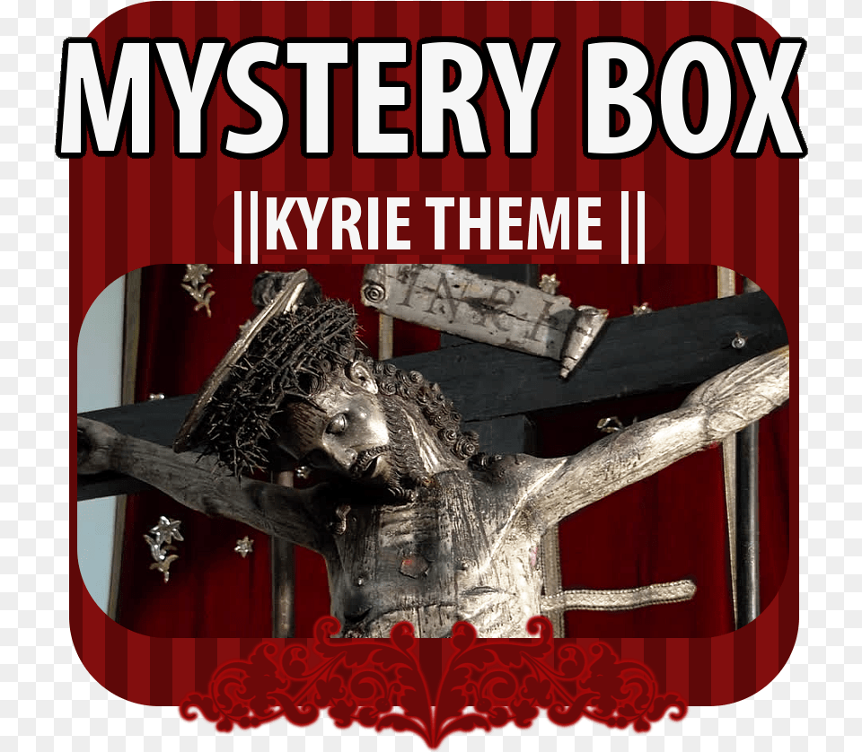 Kyrie Theme Mystery Box Poster, Cross, Symbol, Dynamite, Weapon Png