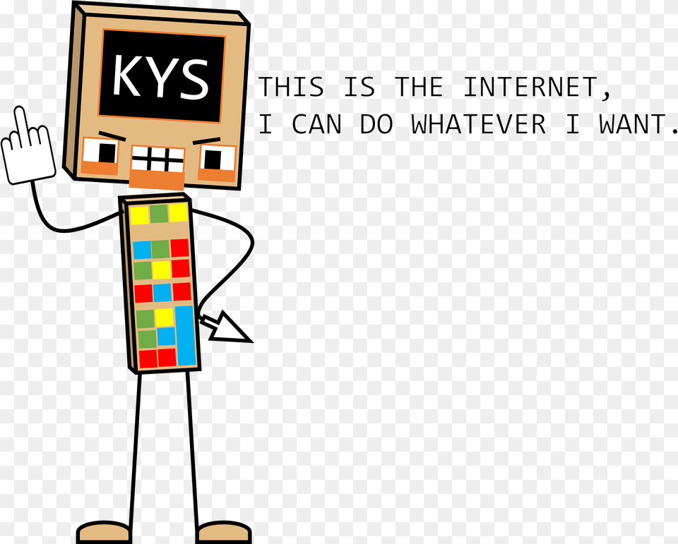 Kys This Is The Internet I Can Do Whatever I Want Colin Dont Hug Me Im Scared Free Png Download