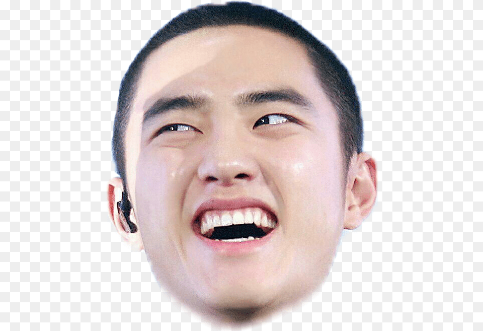 Kyungsoo Happy, Adult, Face, Head, Male Png Image