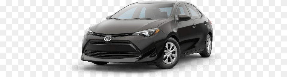 L 2017 Toyota Corolla Black, Car, Sedan, Transportation, Vehicle Png Image