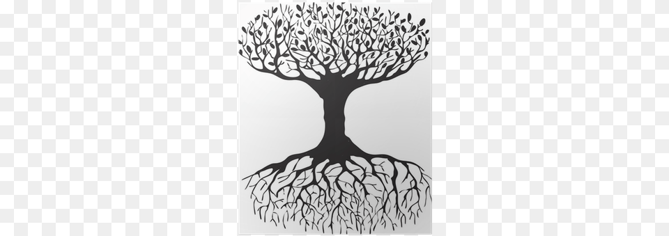 L Albero Della Vita In Bianco E Nero, Art, Drawing, Plant, Root Png Image