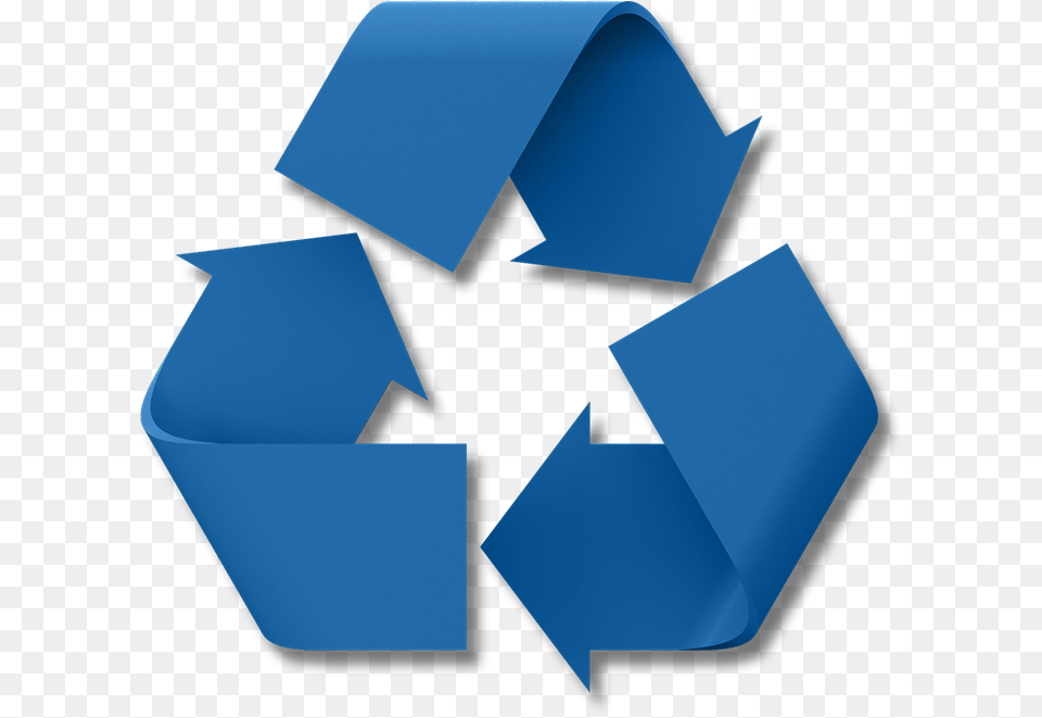 L Blue Recycle No Background, Recycling Symbol, Symbol Free Png