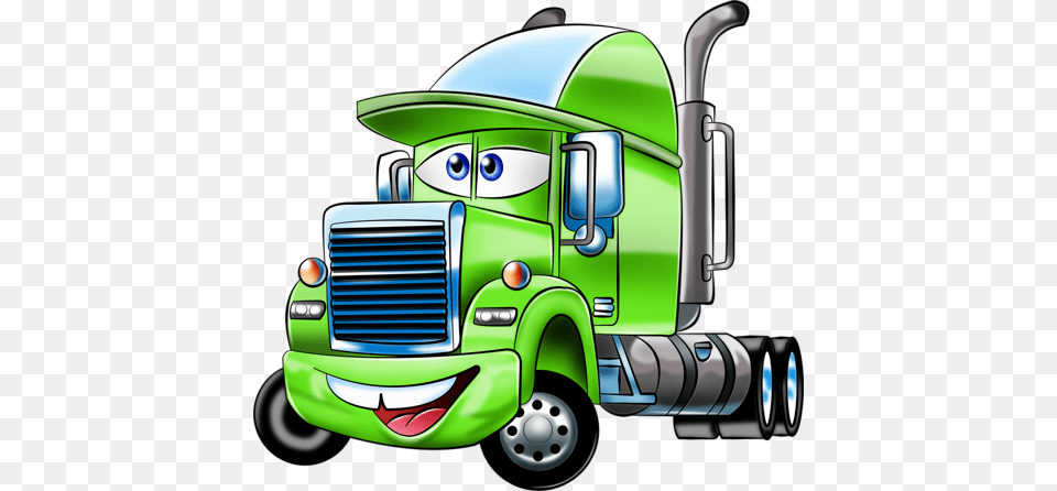 L Cartoon Pics Clip Art And Decoupage, Vehicle, Truck, Transportation, Trailer Truck Free Png Download