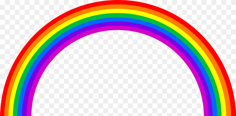 L Clipart Rainbow Cartoon Rainbow With Pot Of Gold, Light, Hoop Free Transparent Png