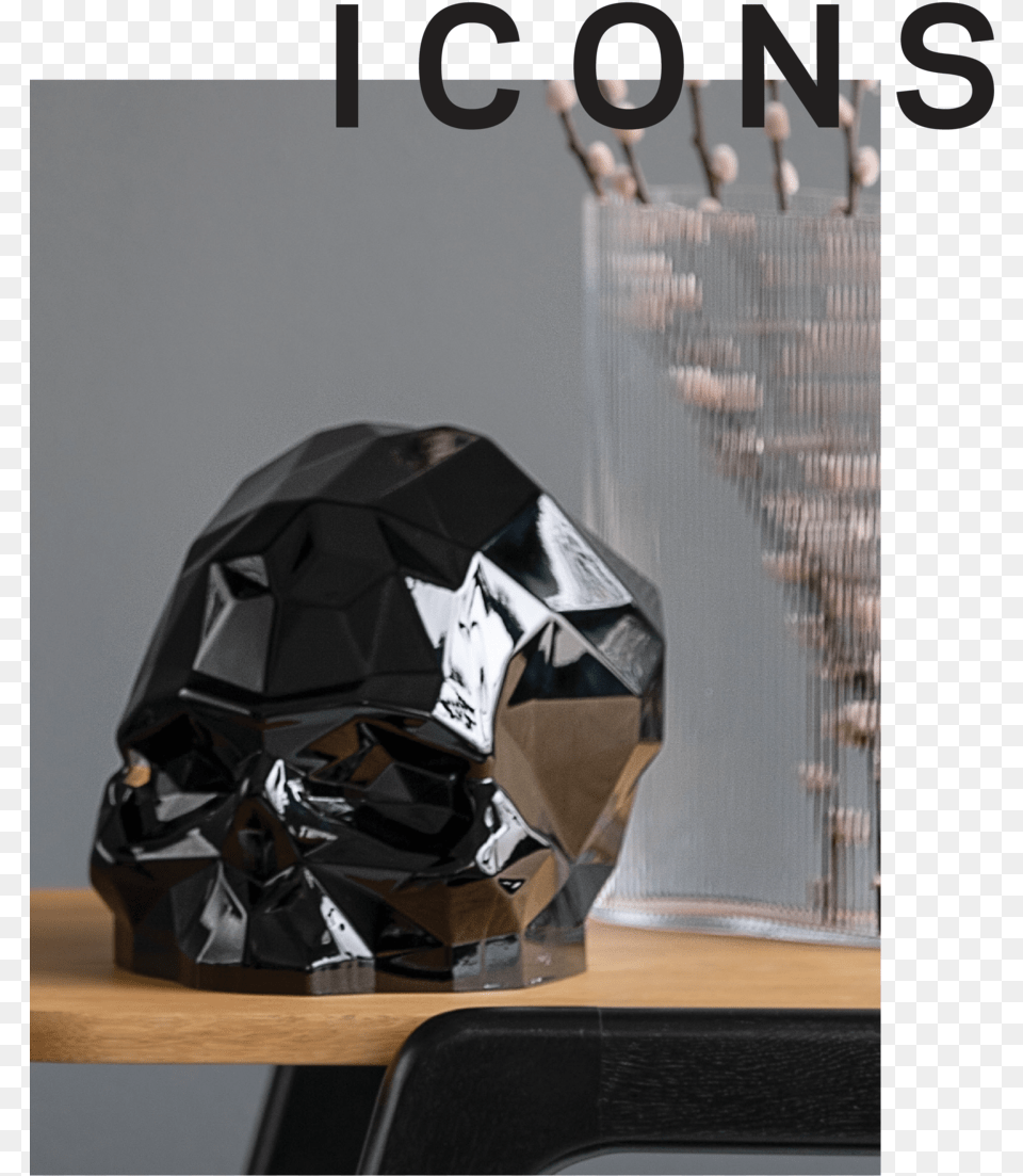 L I V I N G Icons Memento Mori Nude Glass, Helmet, Sphere, Crystal, Accessories Png