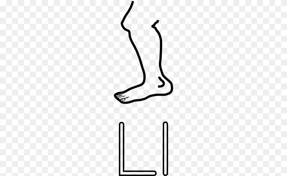 L Is For Leg Clip Art, Hurdle, Person, Sport, Track And Field Png