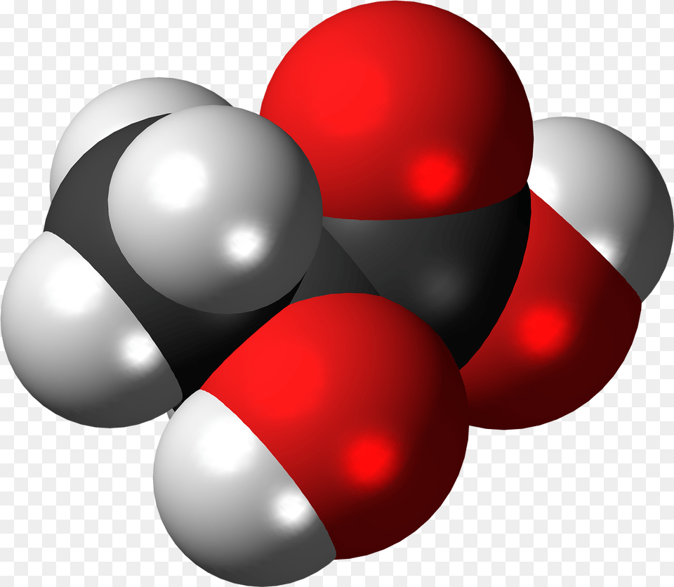 L Lactic Acid Molecule Spacefill Lactic Acid Space Fill, Sphere Png Image