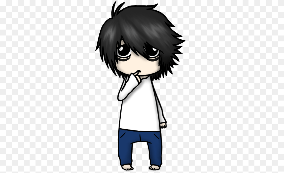 L Lawliet Chibi, Book, Comics, Publication, Adult Free Transparent Png