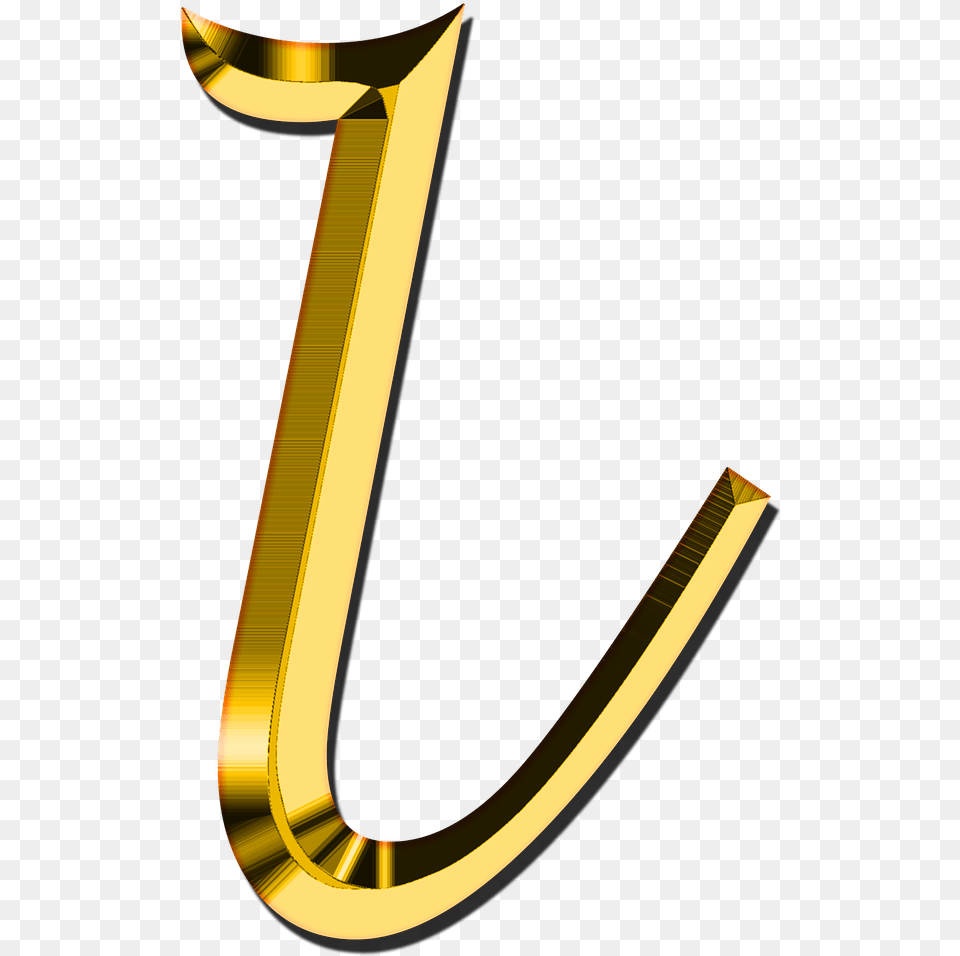 L Letter Transparent Gold Letter L, Electronics, Hardware, Text Free Png