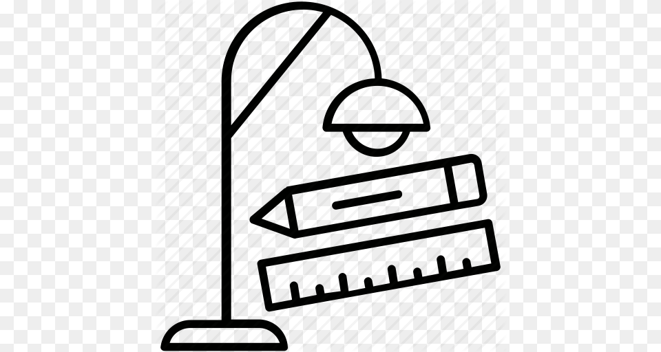 L Light Office Supplies Ruler Scale Icon, Lamp Free Transparent Png